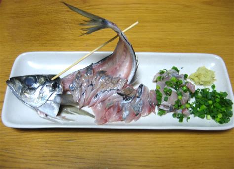 Sashimi of Jack Mackerel (Aji no sashimi) | Food in Japan