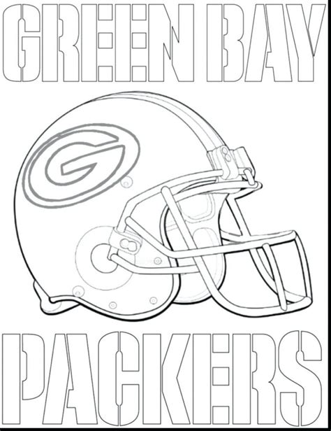 Green Bay Packers Helmet Coloring Page at GetColorings.com | Free ...