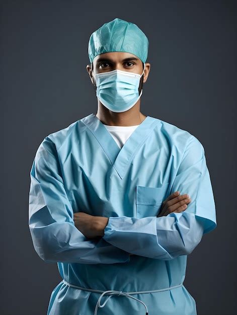 Premium AI Image | Professional portrait photo of a surgeon wearing uniform