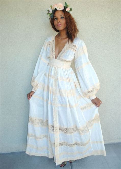 Hippie dresses, White hippie dress, Maxi dress