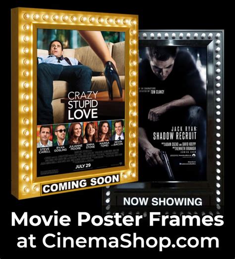 Home Theater Movie Poster Flip Frame - Cinema Style - Various Finishes - www.weeklybangalee.com