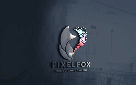 Pixel Fox Logo Template #159923 - TemplateMonster