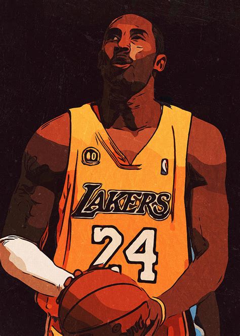 Kobe Bryant Artwork Painting by Taoteching Art