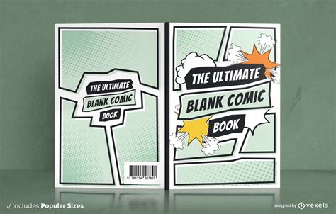 Blank Comic Magazine Book Cover Design Vector Download