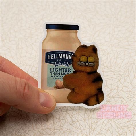 Garfield Mayonnaise Sticker - Candy Goblins