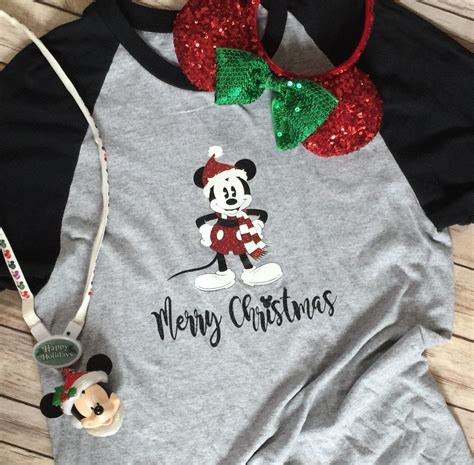 Disney Christmas Shirt Mickey Mouse Shirt Disney Mickey | Etsy | Disney ...