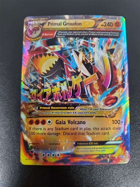 Mega Groudon Card