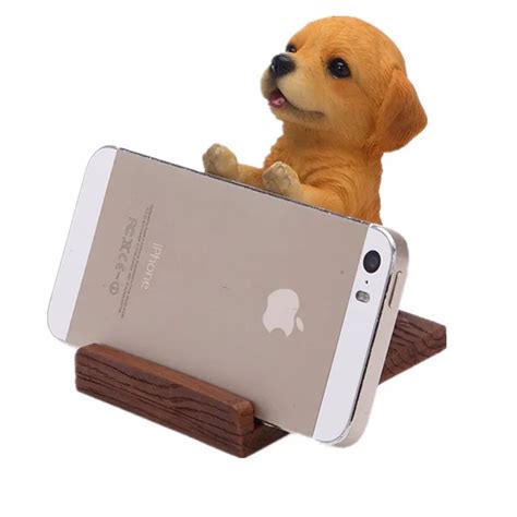 Mobile Phone Holder Universal Cell Phone Stand Wood Grain Resin 3D ...