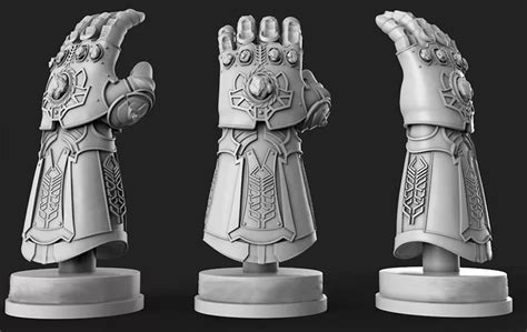 THANOS INFINITY GAUNTLET 3D MODEL FOR 3D PRINTING 3D PRINT MODEL by Daryll Morris | Download ...