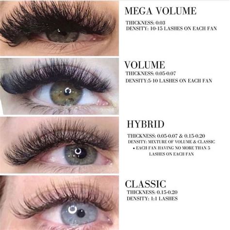 JB LASHES on Instagram: “👁‍🗨 The different lash styles and density. Which one is your favorit ...