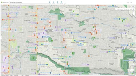 Sandy Utah Map