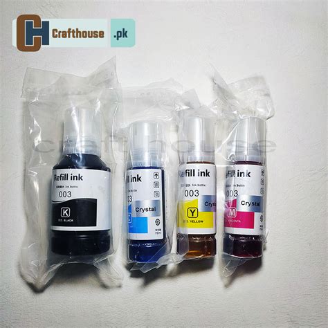 Epson L3110 Ink Four color refill ink For 3110 Printer | Craft House