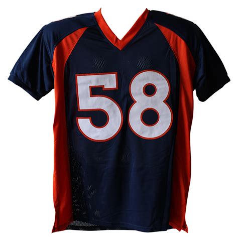 Von Miller Autographed/Signed Denver Broncos Blue XL Jersey JSA 24195 ...