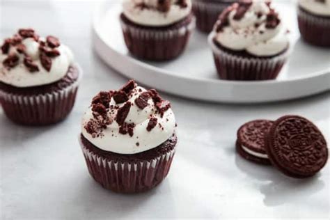 Red Velvet Oreo Cupcakes | My Baking Addiction