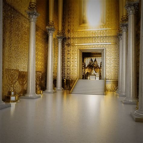 Solomon Temple Interior Herod 3D Model - 3D Model | Solomons temple ...
