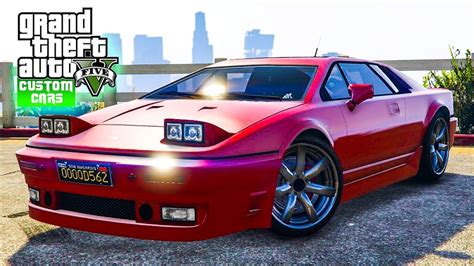 GTA 5 Custom Car Showcase - Ocelot Ardent / Lotus Esprit - YouTube