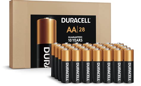 Buy Duracell Coppertop AA Batteries 28 Count Pack Double A Battery with Long-Lasting Power for ...