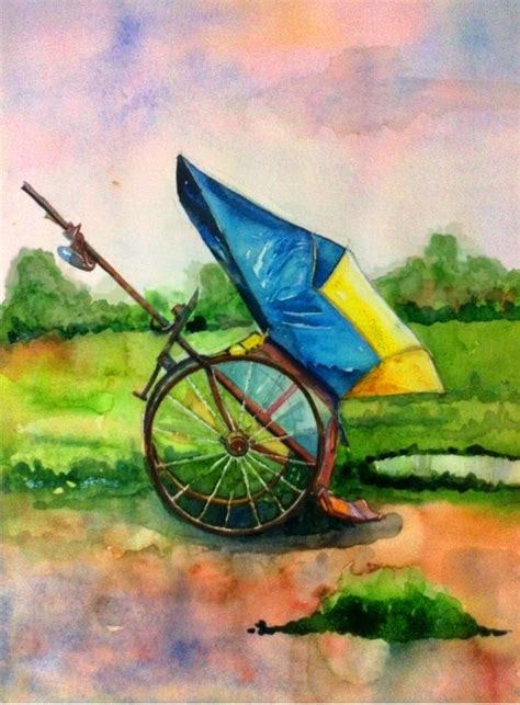 Horse Cart Painting by Shiny Dethe - Pixels