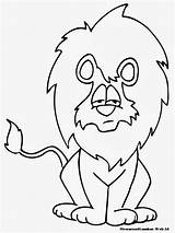 Singa Mewarnai Leone Colorare African Leao Untuk Maned Criniera Animals  sketch template