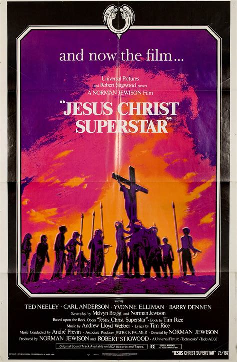 Jesus Christ Superstar Original 1973 U.S. One Sheet Movie Poster ...