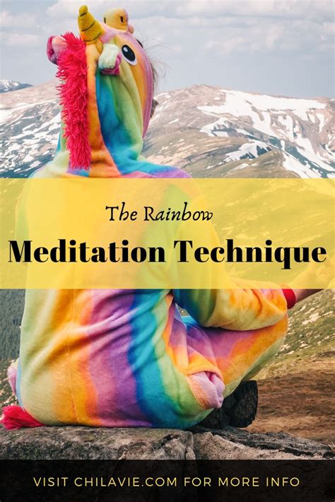 The Rainbow Meditation Technique | Meditation techniques, Meditation ...