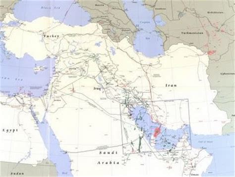 Energy Predicament: Oil Fields in Middle East