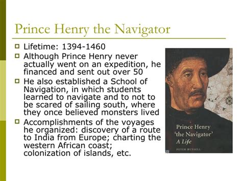 Information About Henry The Navigator