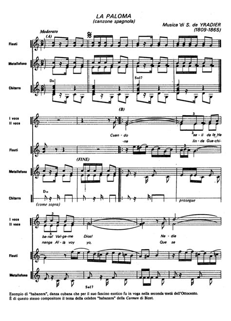 LA PALOMA Sheet music | Easy Sheet Music