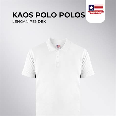 Kaos Polo Polos White | Cathay Digital Printing