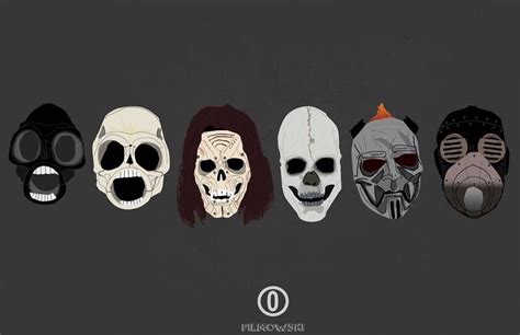 Jack Star — ink-metal-art: SlipKnoT Masks Evolution