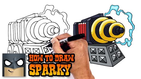 How to Draw Clash Royale - Sparky