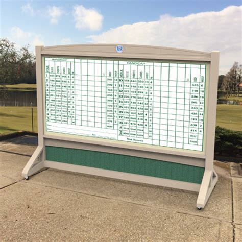 Portable Scoreboard (Small) - Designer Golf Products