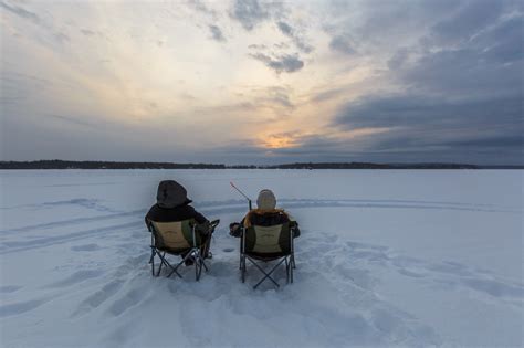 Ice Fishing for Two at Big Moose Camp - Northeastern Ontario Canada - Ice Fishing for Two at Big ...