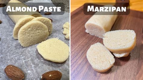 Marzipan vs Almond Paste - Is it the same? - YouTube