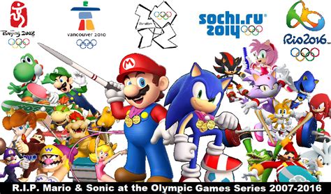 R.I.P. Mario and Sonic at the Olympics by KellenLegendary on DeviantArt