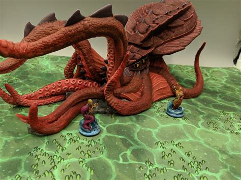 Dnd KRAKEN Tabletop Terrain Underwater Sea Creature Miniature | Etsy