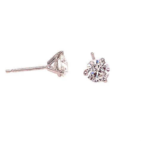 Lab Grown Round Diamond Stud Earrings - Nacol Jewelry