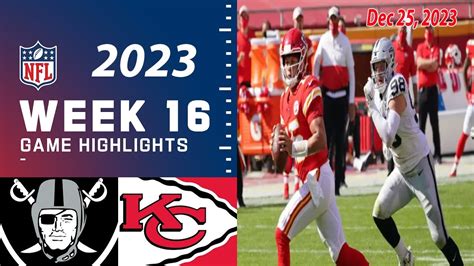 Las Vegas Raiders vs Kansas City Chiefs 12/25/23 Week 16 FULL GAME ...