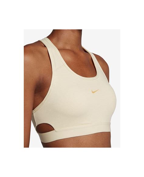 Nike Synthetic Sparkle Dri-fit Cross-back Medium-support Sports Bra - Lyst