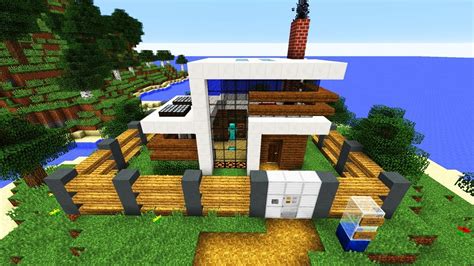 Self Building Minecraft Redstone House! - YouTube