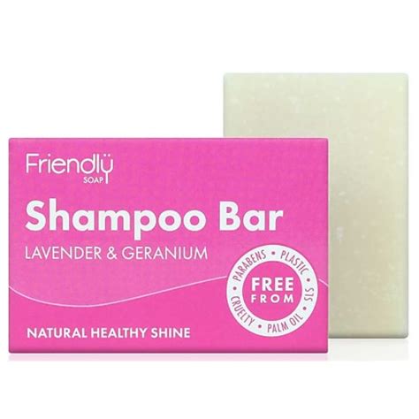 Friendly Soap Shampoo Bar - Lavender & Geranium