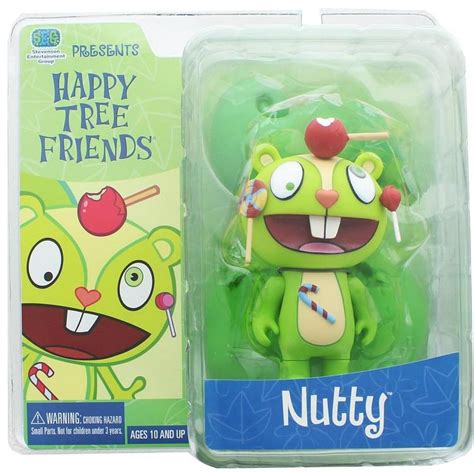 Stevenson Entertainment Happy Tree Friends 6" Vinyl Figure: Nutty (Cute Version) | Happy tree ...