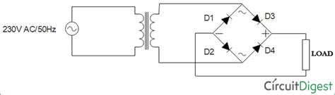 Simple Bridge Rectifier Circuit