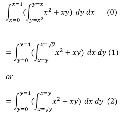 [University School Math] Double Integration. How do you choose between functions when changing ...