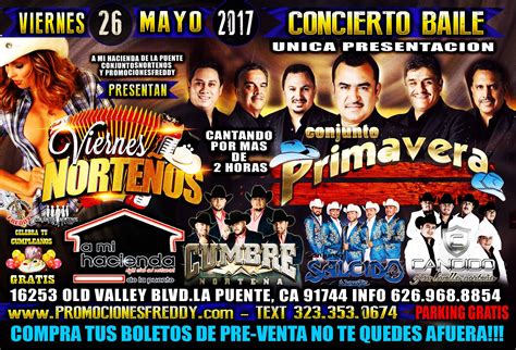 Conjunto Primavera Tickets 05/26/17