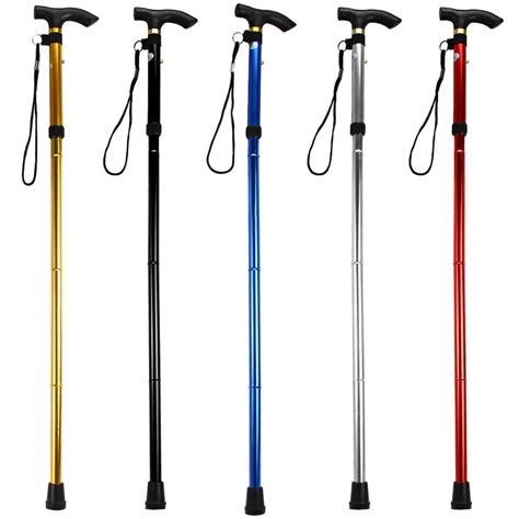 Aliexpress.com : Buy Hotsale Adjustable Aluminum Alloy Metal Folding Cane Walking Sticks ...