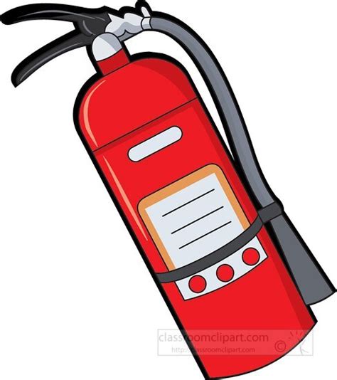 Safety Clipart-Fire Safety Fire Extinguisher