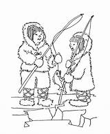 Eskimo Pictures For Kids  Coloring Home sketch template