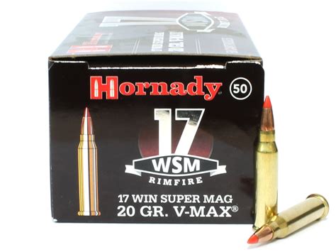 Hornady, .17 WSM AMMO V-MAX, - Vision Ammo