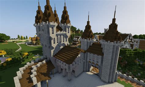 How To Build A Castle Minecraft Tutorial | Medieval Castle Part 3 – BlueNerd